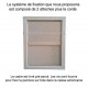 Caisse Américaine Bois Naturel bord droit