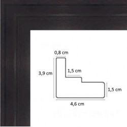 Caisse Américaine Wengue bord droit
